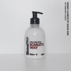 SCARLET'S WAY LOTION - Inspired by Red Door, Elizabeth Arden