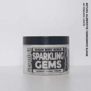 SPARKLING GEMS SCRUB - Inspired by White Diamonds, Elizabeth Taylor